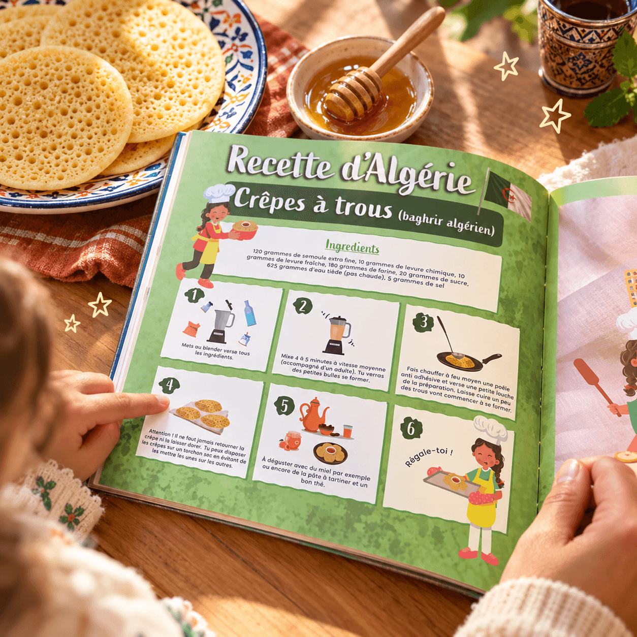 Activité de cuisine illustrée
